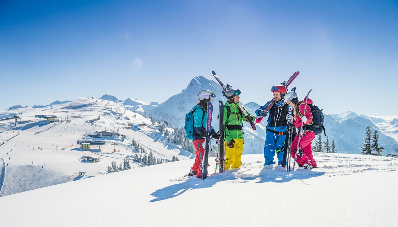 Skifahren in Ski amadé © Flachau Tourismus