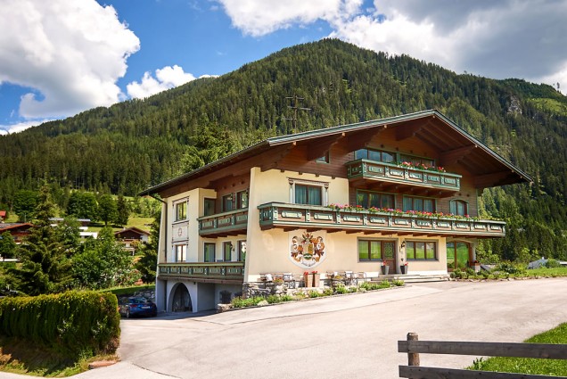 Modern ausgestattete Küche im Appartement des Landhaus Seiwald